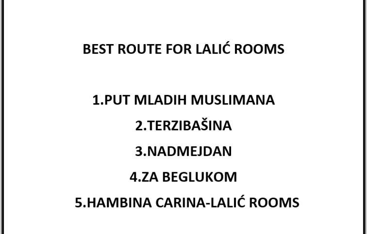 Lalic Rooms Szarajevó Kültér fotó